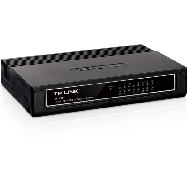 tp link switch tl sf1016d (16 port, 100mbps)