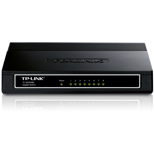 tp link switch tl sg1008d (8 port, 1000mbps)