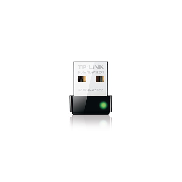 tp link hálózati adapter wifi n tl wn725n nano (usb; 150mbps, 2,4ghz)