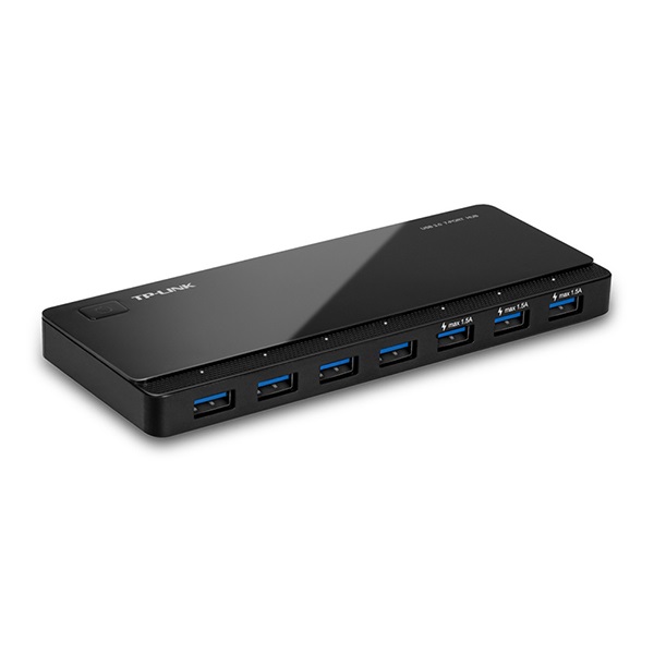 tp link usb hub uh700 (7 port; usb3.0; tápegység)