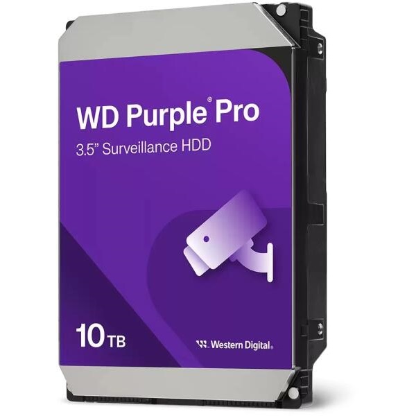 western digital belső hdd 3.5" 10tb wd102purp (7200rpm, 512 mb puffer, sata3 purple pro)