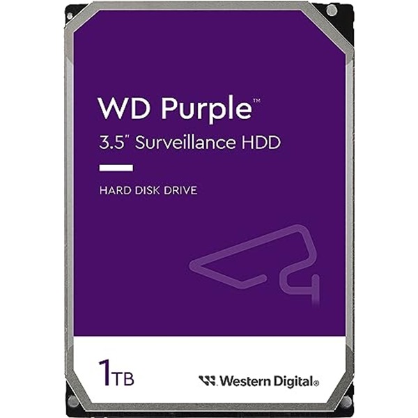 western digital belső hdd 3.5" 1tb wd11purz (5400rpm, 64 mb puffer, sata3 purple (biztonságtechnikai rögzítőkbe is))