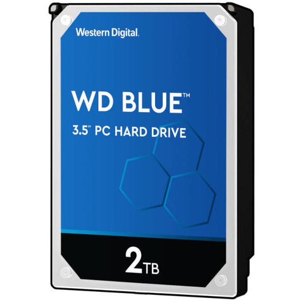 western digital belső hdd 3.5" 2tb wd20ezbx (7200rpm, 256 mb puffer, sata3 blue széria)