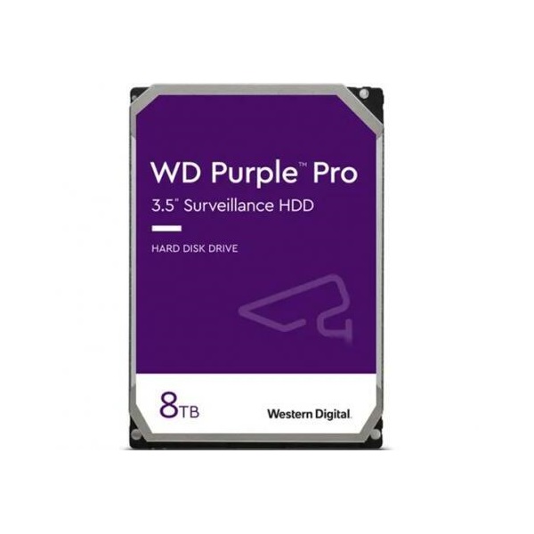 western digital belső hdd 3.5" 8tb wd8002purp (7200rpm,256 mb puffer,sata3 purple pro)