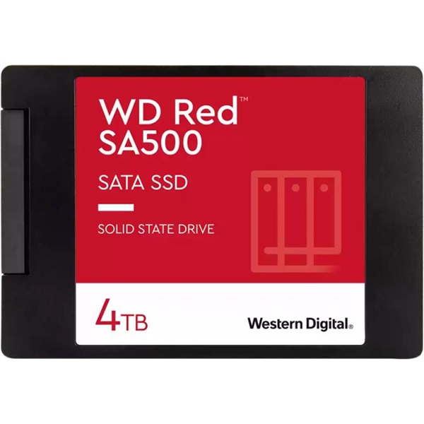 western digital ssd 4tb wds400t2r0a (red, nas, 3d, 7mm, sata3)