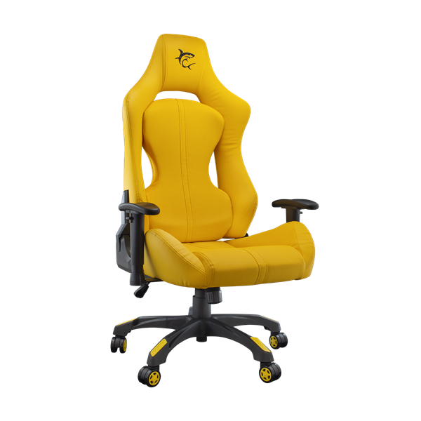 white shark monza gamer szék, sárga