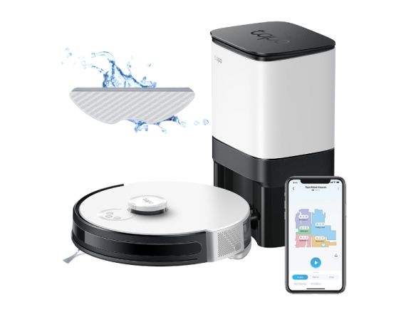 tp link tapo rv30 plus robot porszívó és felmosó + okos automata Ürítős dokkoló tp link tapo rv30 plus robot porszívó és felmosó + okos automata Ürítős dokkoló
