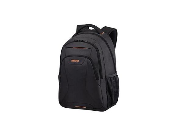 american tourister 88529 1070, laptop hátizsák 15.6" (fekete/narancssárga) at work american tourister 88529 1070, laptop hátizsák 15.6" (fekete/narancssárga) at work