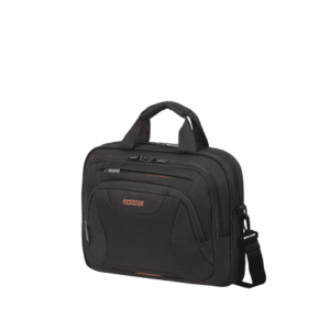 american tourister 88532 1070, aktatáska 15.6" (fekete/narancssárga) at work